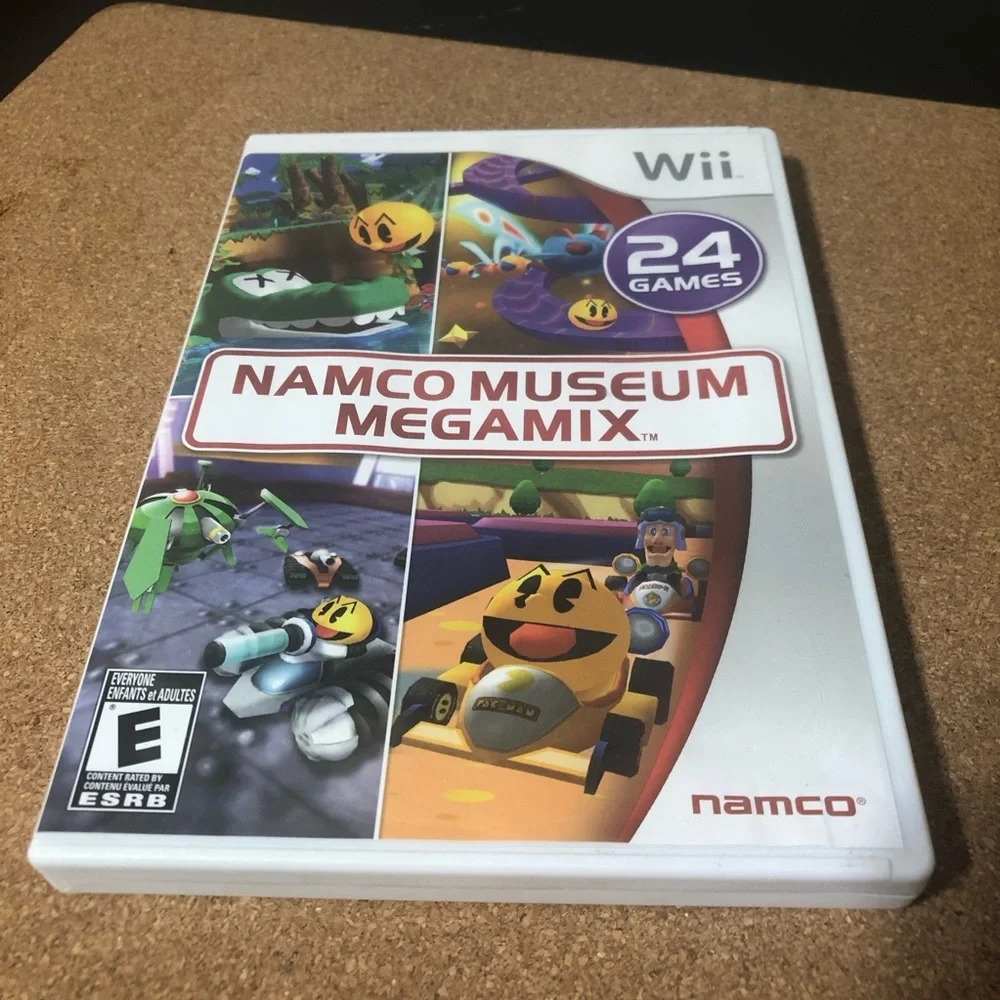 Wii Namco Museum Mega Mix Instruction Booklet 2006
